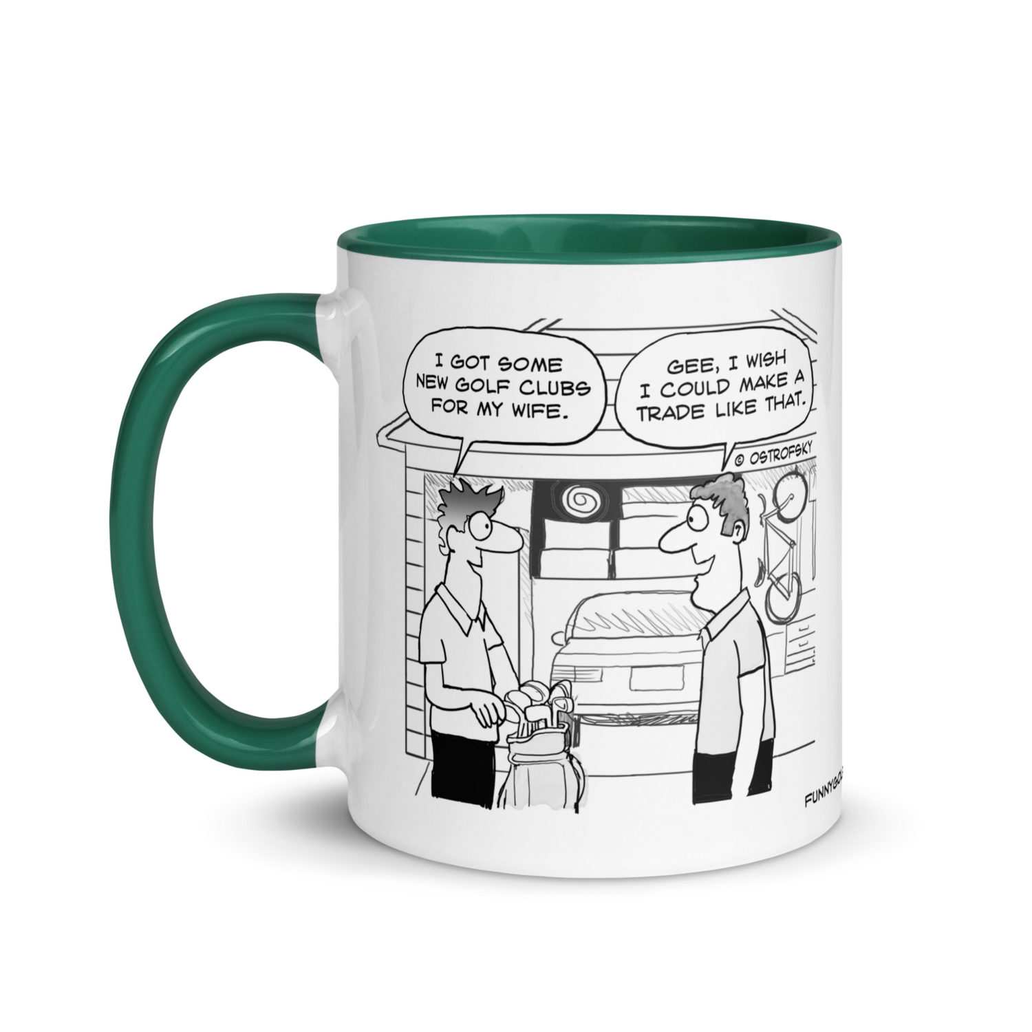 Make a Trade Like That Golf Cartoon Coffee Mug