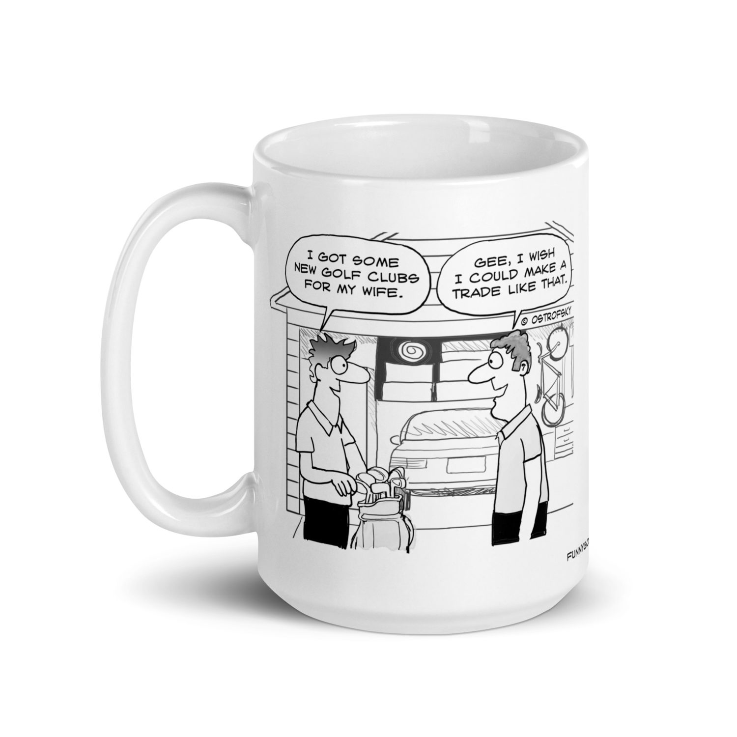 Make a Trade Like That Golf Cartoon Coffee Mug - Image 7