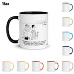Funny Golf Quotes - Get Much Distance Golf Cartoon 11oz Coffee Mug Color Options