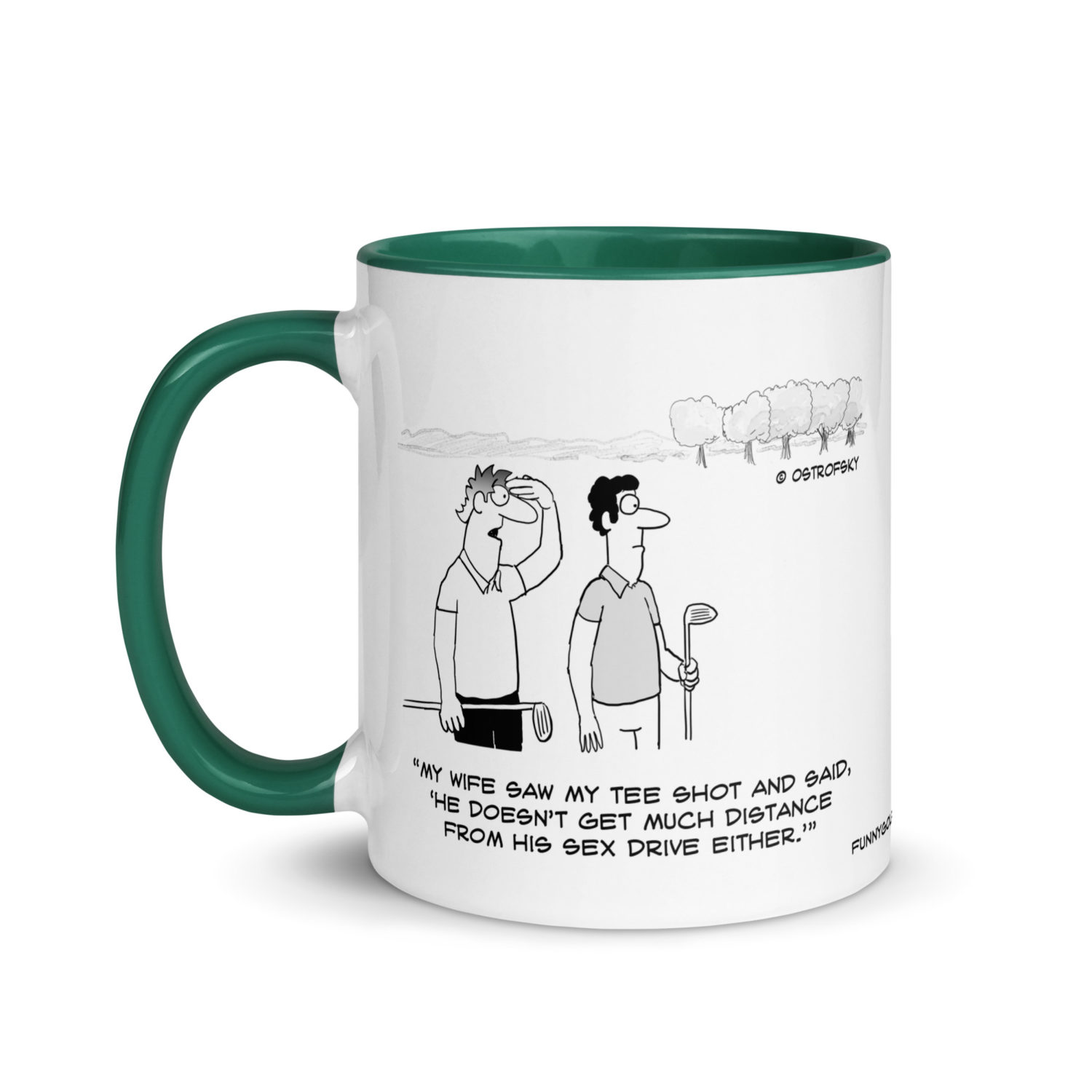 Get Much Distance Golf Cartoon Coffee Mug