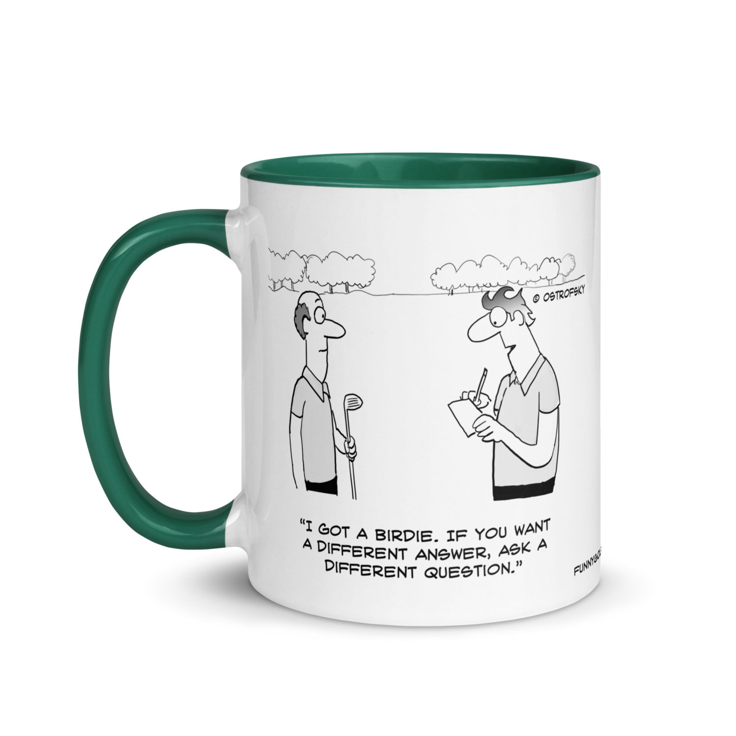 I Got a Birdie Golf Cartoon Coffee Mug