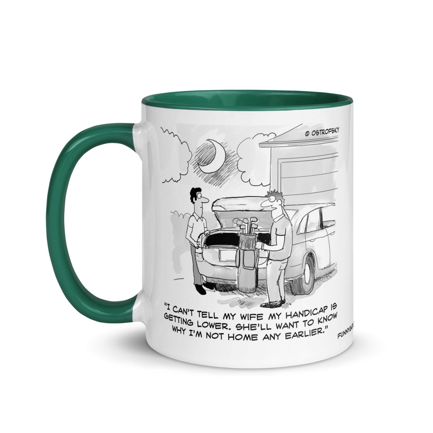 Home Earlier Golf Cartoon Coffee Mug