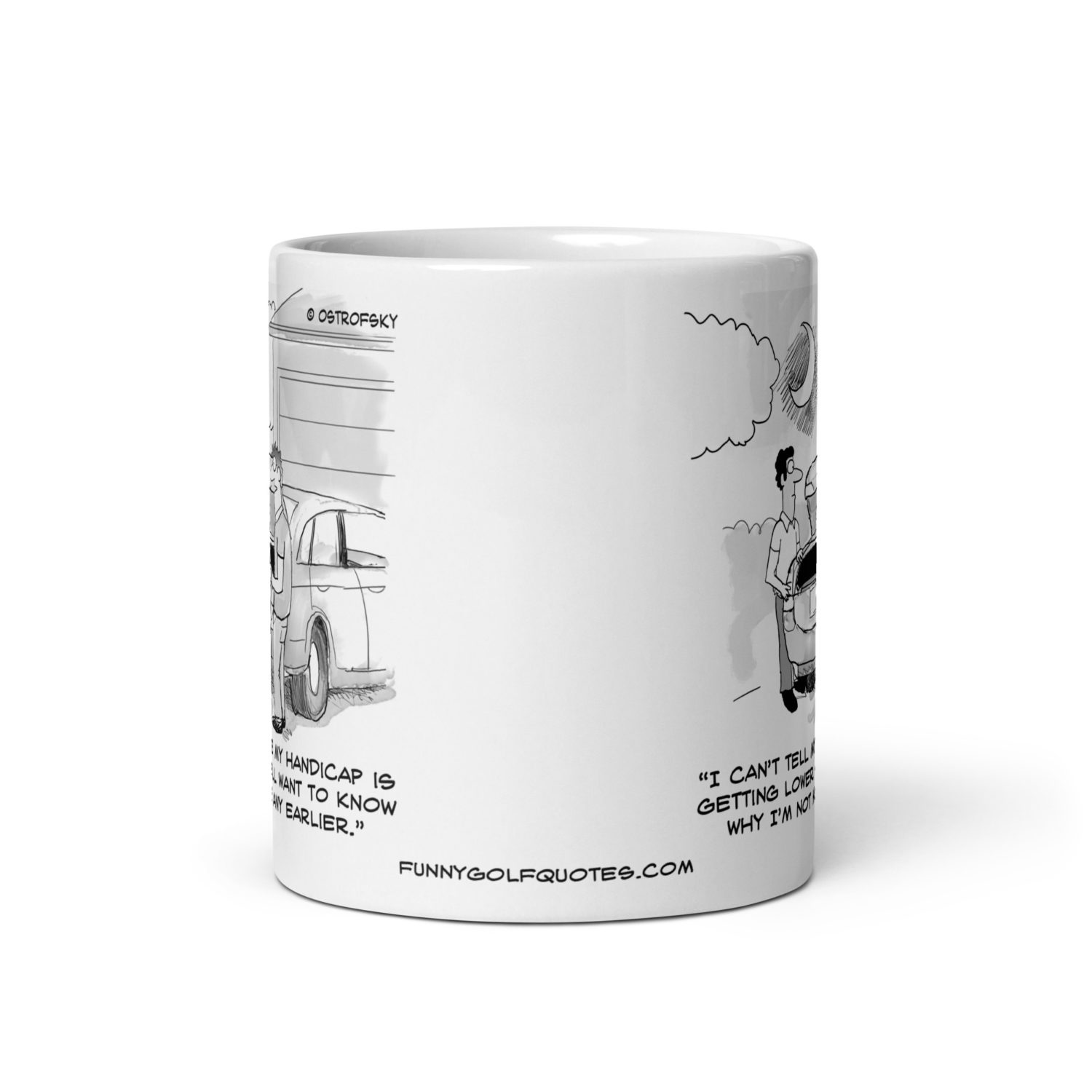 Home Earlier Golf Cartoon Coffee Mug - Image 5