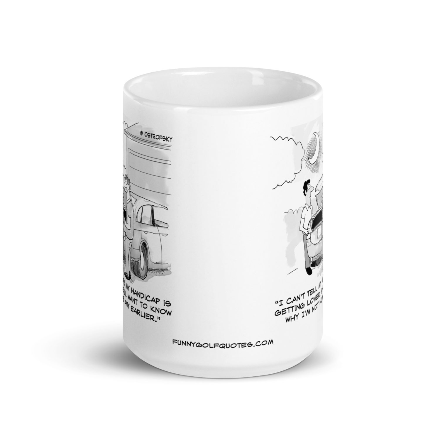 Home Earlier Golf Cartoon Coffee Mug - Image 8