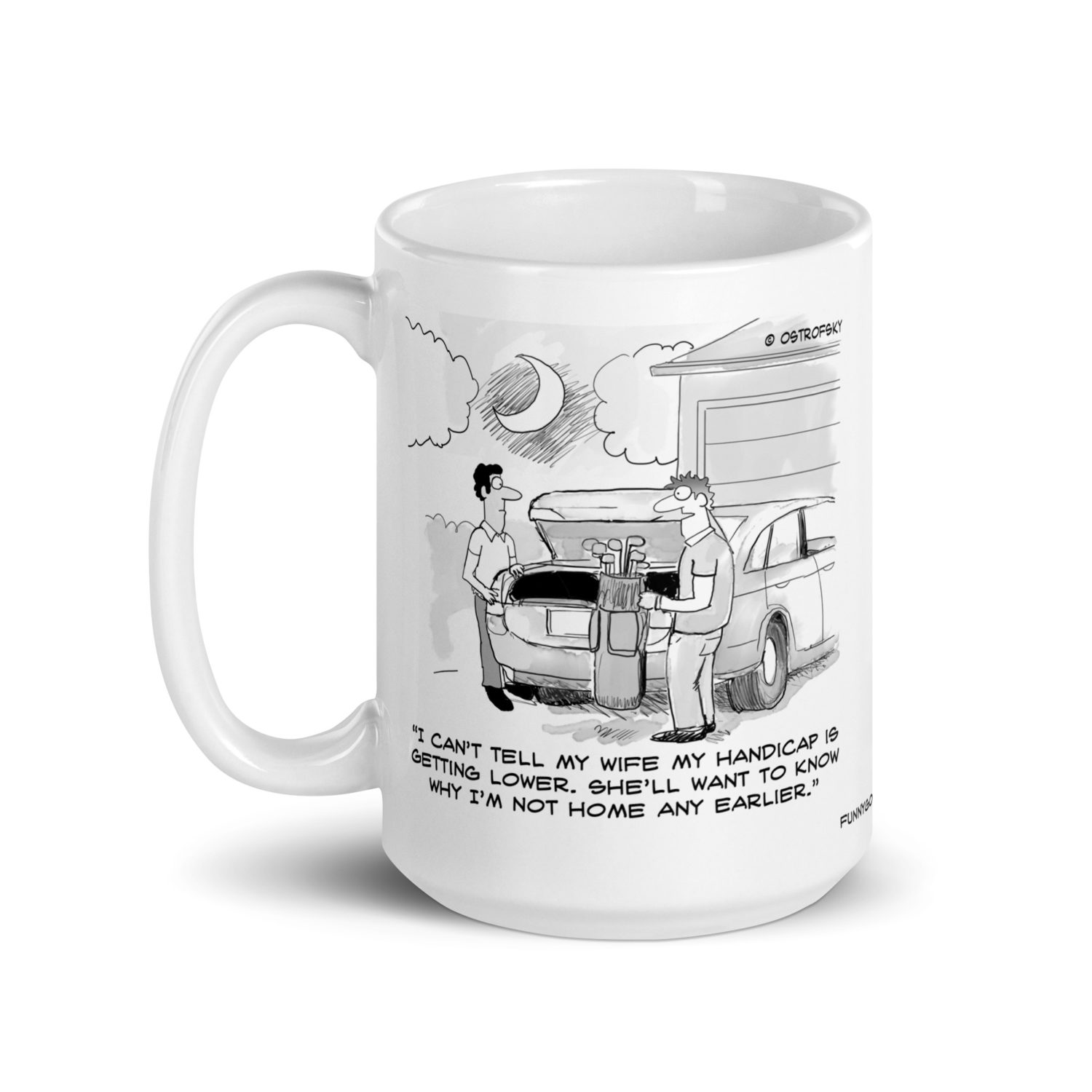 Home Earlier Golf Cartoon Coffee Mug - Image 7