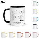 Funny Golf Quotes - Insulting Your Golf Game Golf Cartoon 11oz Coffee Mug Color Options