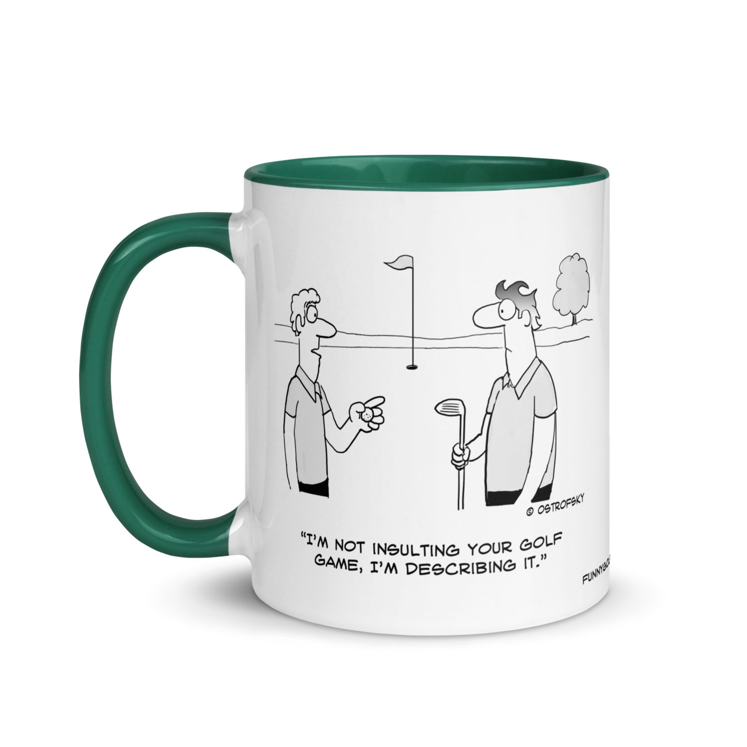 Describing Your Golf Game Cartoon Coffee Mug