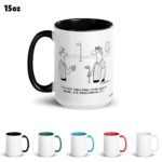 Funny Golf Quotes - Insulting Your Golf Game Golf Cartoon 15oz Coffee Mug Color Options