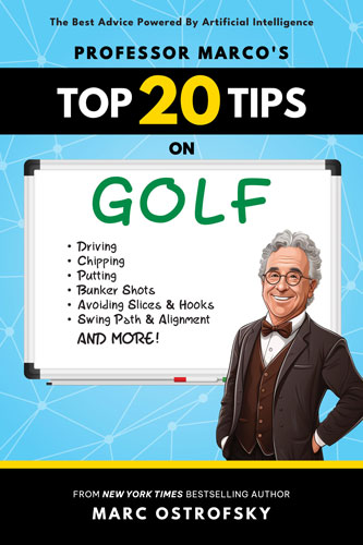 Professor MarcO's Top 20 Tips on Golf Book Cover